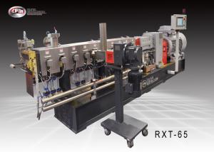 China 65mm Twin Screw Compounding Extruder / Filling Polythene Extrusion Machines wholesale
