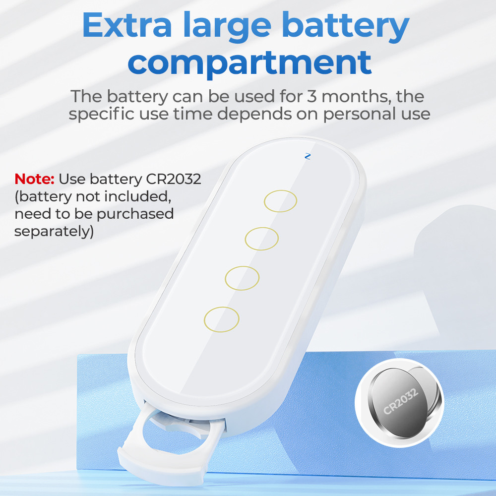 Tuya ZigBee 4 Gang Smart Scene Switch 12 Custom Scenes, Touch Control, Remote Operation, Smart Life App Compatible