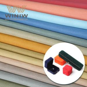 China Tear Resistant Suede Microfiber Leather Ultra Suede Fabric Material For Show Cases wholesale