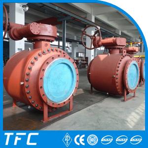China trunnion mounted 3pc forged steel ball valve wholesale