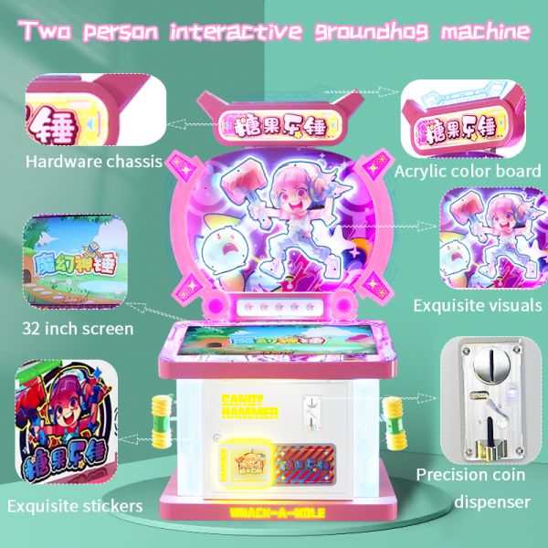 Kids Arcade Games Factory Direct Coin-Operated Whack-A-Mole Machine