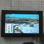 2500nits AC240V Outdoor Wall Mounted Kiosk Digital Signage
