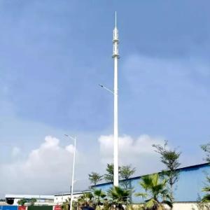 China High Mast Galvanized Steel Tubular Pole 35m Self Supporting wholesale