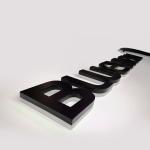 Wall-Mounted Installation Metal Backlit Sign for Custom 3D LED Aluminum Letter