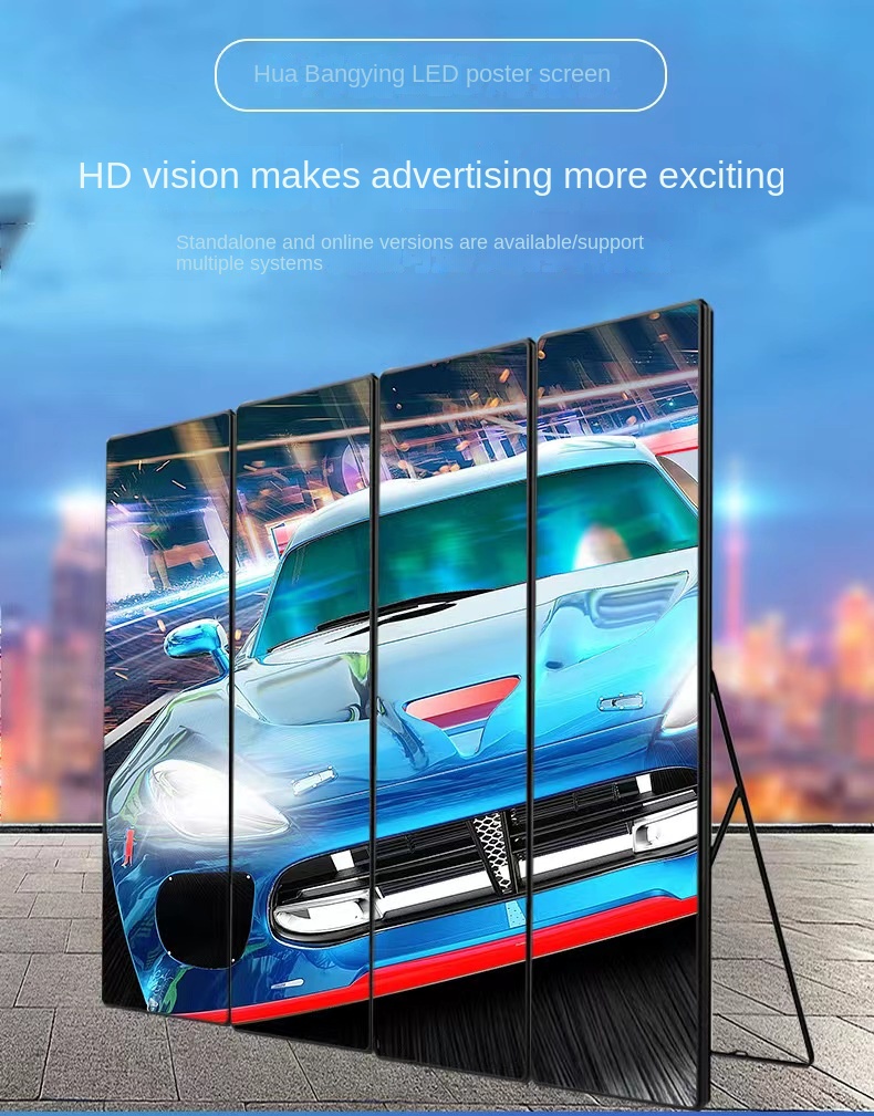 Indoor P3 LED Display Mirror Poster For Events Airport Shopping Mall Advertising Mirror
