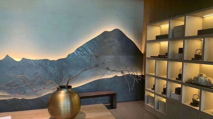 Exterior Interior Thin Natural Stone Veneer Panels Flexible 3000x1400mm