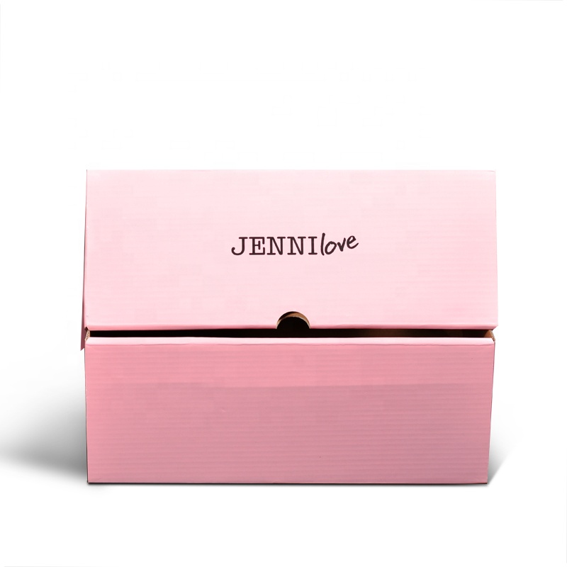 Recyclable Material Kraft Mailer Boxes , Logo Printed Corrugated Box