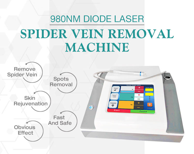 15ms-100ms 20W Spider Veins Removal Machine Face Body Age Spot Removal
