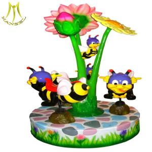 China Hansel outdoor playground for sale fairground sale 3 seats mini carousel for sale wholesale