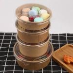 Beverage Food Catering 28ozWholesale Kraft Paper Bowl Light Food Salad Bowl