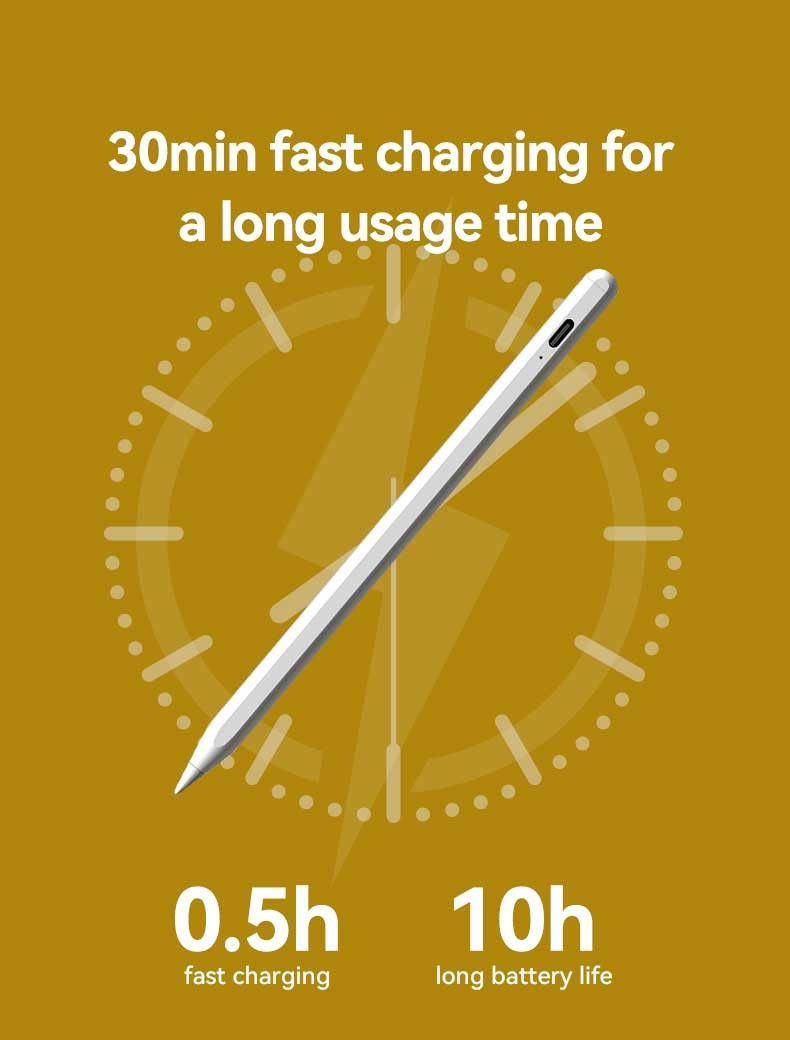 Fast Charge 2nd Generation Ipad Drawing Pen Compatible With Apple Ipad