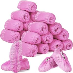 China ISO Certified Disposable PP PE CPE Shoe Cover in Blue White Green Red Grey Pink Black wholesale