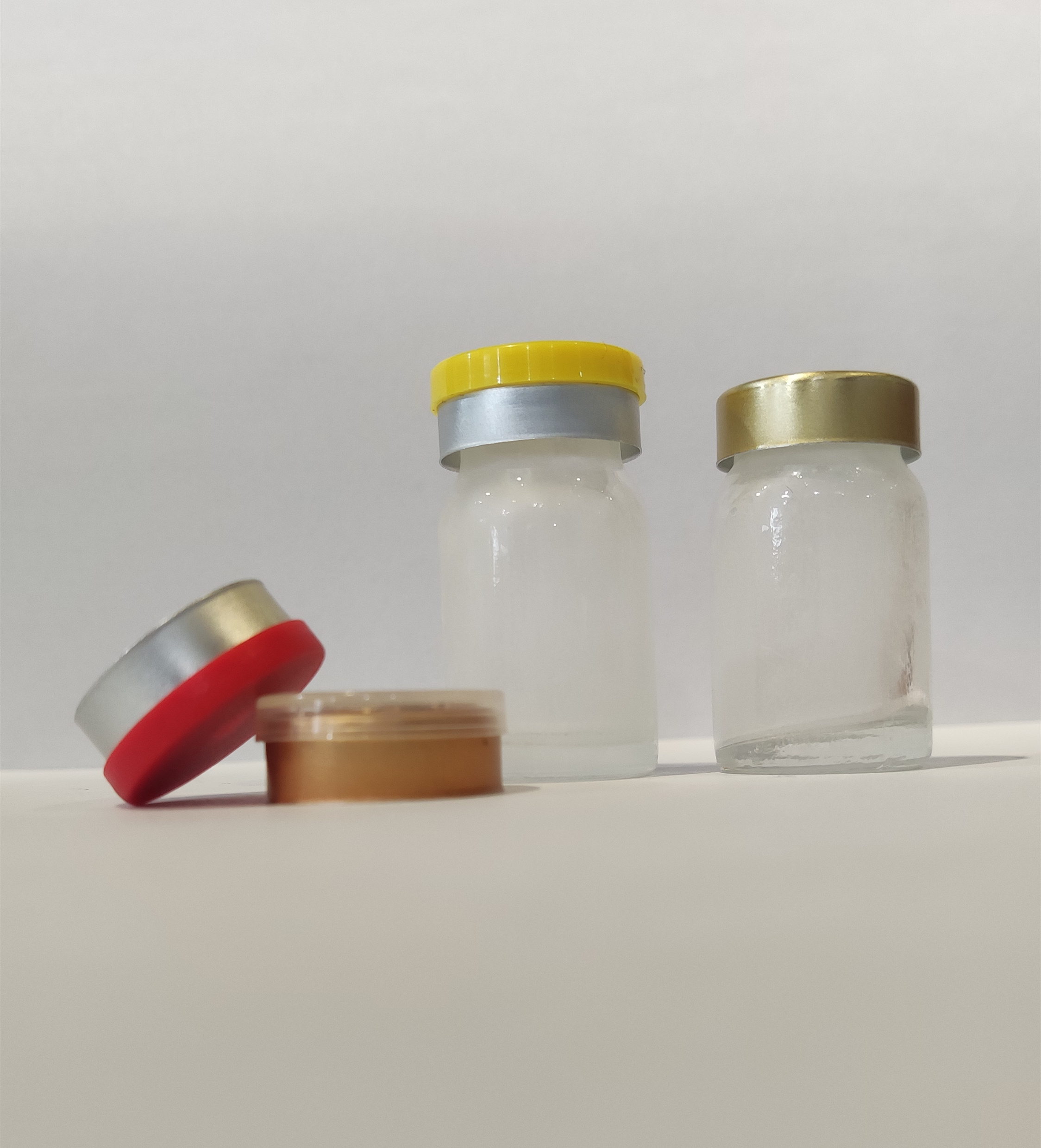 15ml Glass Vials Hot Stamping Surface Handling For Medicine Bottles Base Material Glass