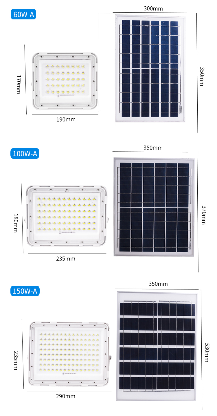 300w solar led flood light