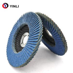 China T27 115mm Zirconia Flap Disc 120 Grits For Stainless Steel wholesale