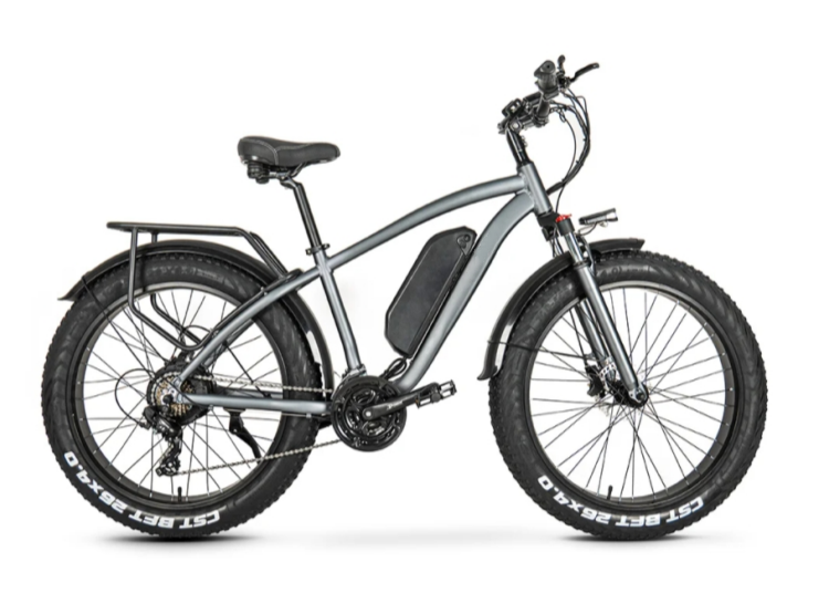750W 26 Inch Electric Mountain Ebike With 7 Speed Gears And Hydraulic Disc Brake