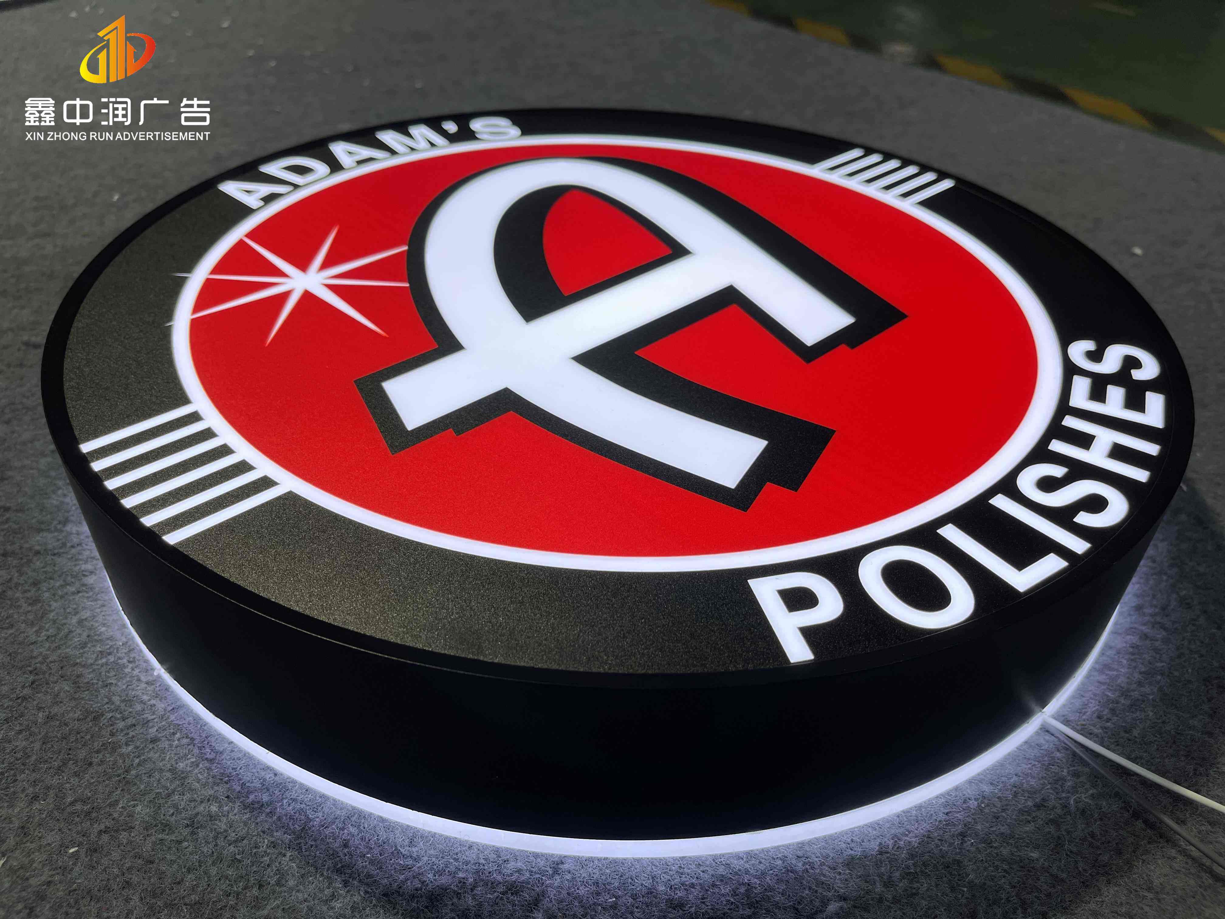 Factory Customized Wall Mount Logo Light Box Backlight Letters Shop Sign Board