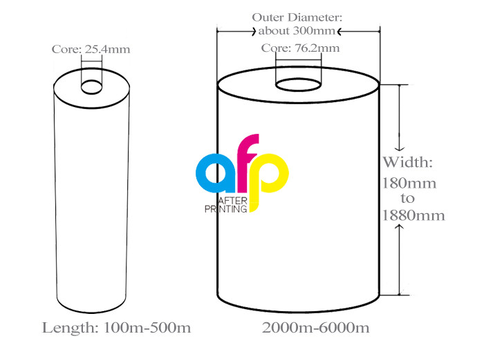 3 Inch Core Pressure Sensitive Laminating Film , Soft Pet Polyester Film