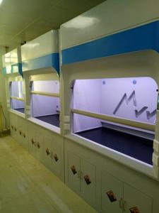 China White Multiscene Lab Fume Cupboard , Moistureproof Benchtop Fume Hood wholesale