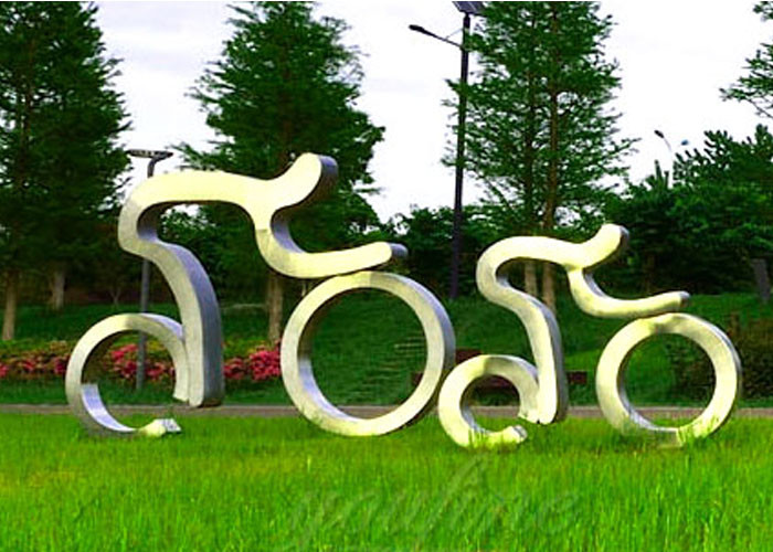 Multiple Finishes Available Stainless Steel Car Sculpture For Urban Landscape