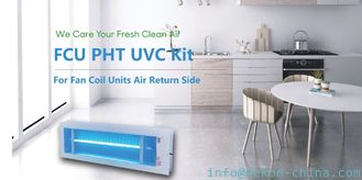 China UV lamp installed kit, PHT UVC Kit for fan coil units installed on air return box help kill virus and baterial supplier