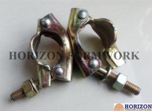 China Q235 Steel Plate Scaffolding Accessories , Swivel Scaffolding Coupler Clamp wholesale