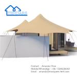 Wooden Structure Large Space Outdoor Glamping Hotel Tent For Yourself Require