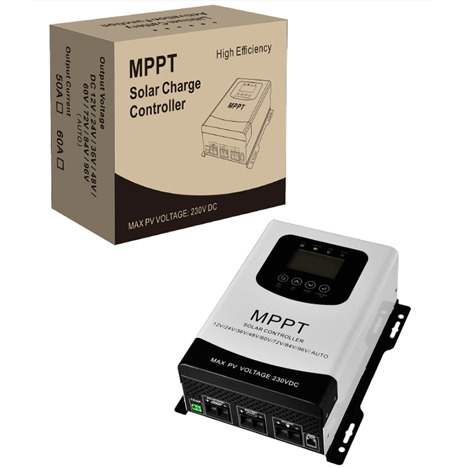 LCD Display 60v 72v 84v 96v Mppt Solar Charge Controller Suitable All Battery