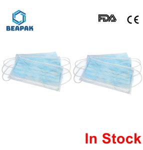 China Soft Lining and Earloops 3 Ply Face Mask Disposable Surgical Mask wholesale