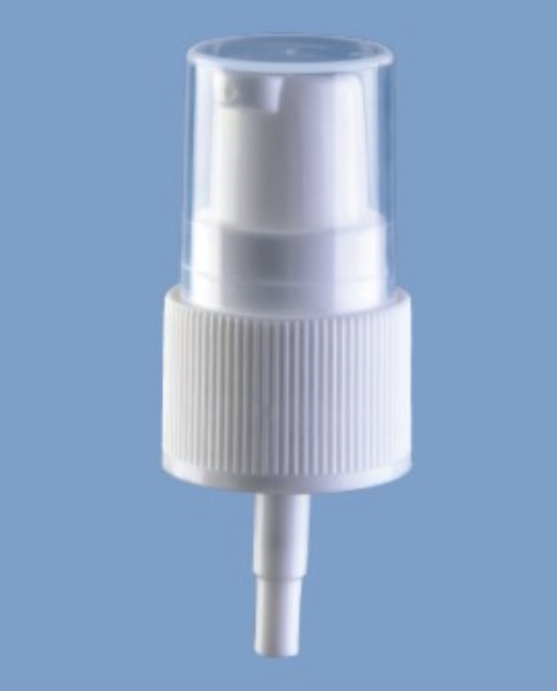 Plastic Type PP 18/410 20/410 18/415 Treatment Pump Half Cap For Sun Care Bottle