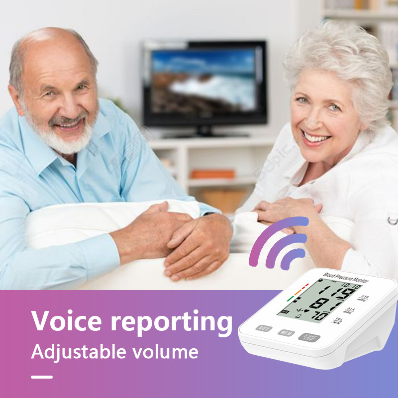 Home BP Meter Upper Arm Digital Blood Pressure Monitor 40 To 180times / Min