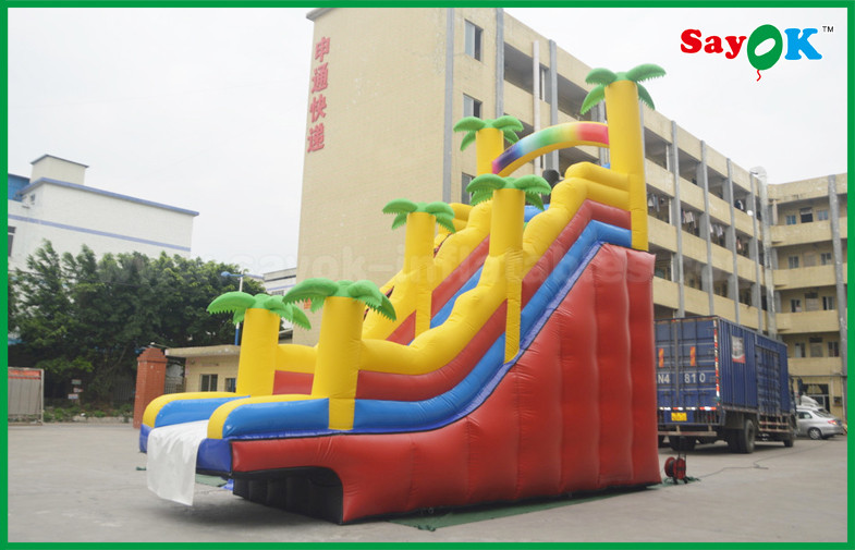 Childrens Inflatable Slide 5 X 8 Giant Outdoor Commercial Inflatable Bouncer Slide Double Slide