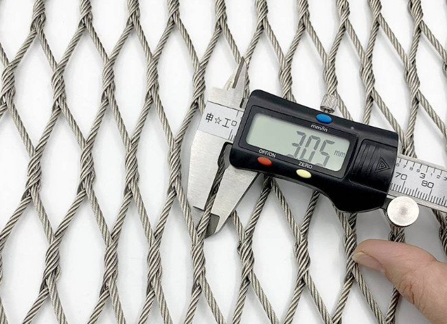 2.5mm Wire Balustrade Cable Mesh 40*40mm Diamond Cable Mesh