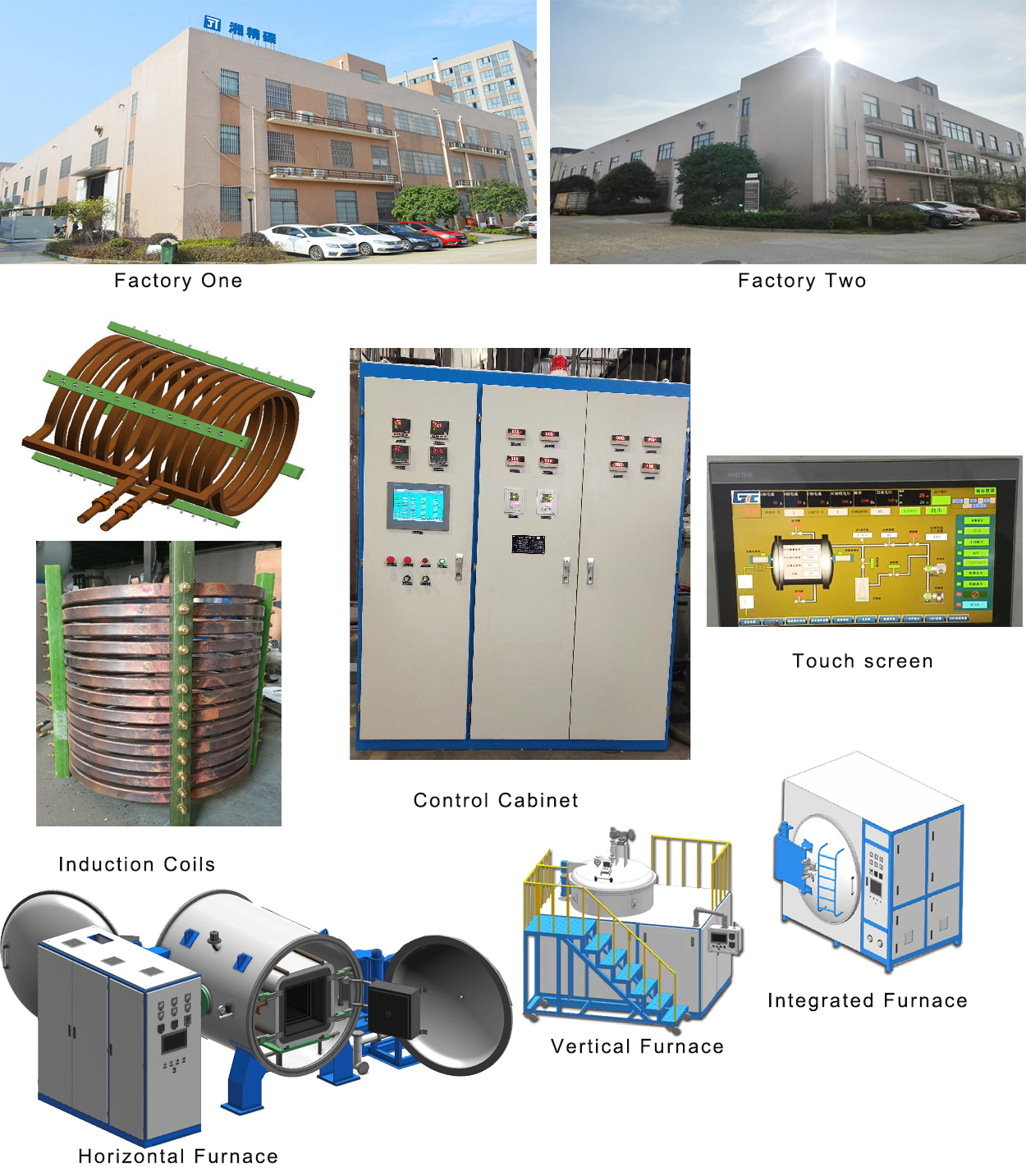 3000 degree one power supply cabinet with two furnaces Lithium battery Cathode Type Vacuum Graphite Furnace/stove