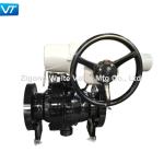 Class 600 Gear Operated Ball Valve 10'' WCB Carbon Steel Ball Valve