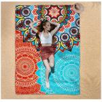 Microfiber Sunflowers Beach Towel, Autumn Flower Sunset Beach Towels Oversized,
