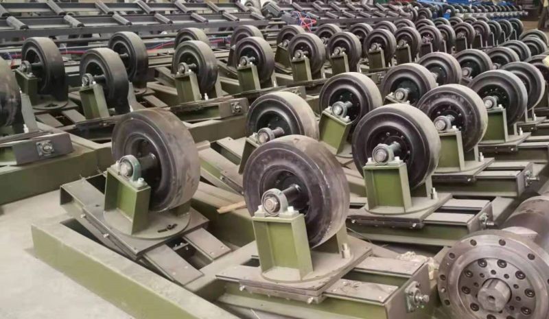 SA2.5 Steel Pipe External Shot Blasting Blastor Machine 114mm-1219mm