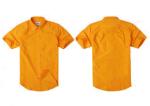 Soft Material Custom Teen School Uniform , Short Sleeve Casual School Uniform