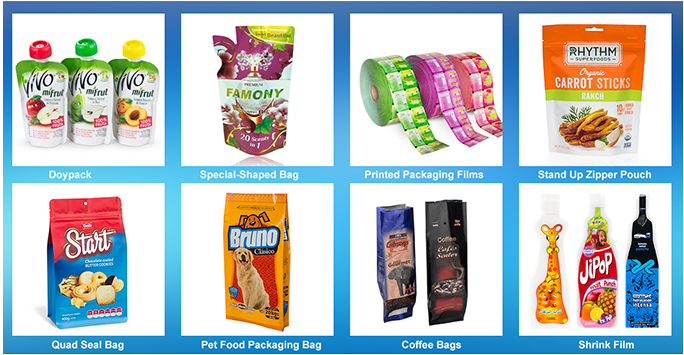 Standing Laminated Zipper Packaging Pouch Non Ketene For Shopping