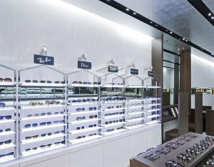 China 3mm MDF Optical Shop Display Cabinets Monomer Design wholesale