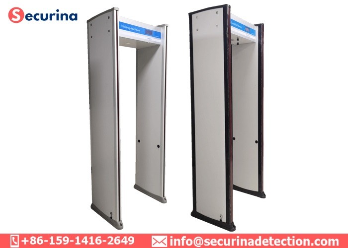 Outdoor Security Door Frame Metal Detector , Full Body Metal Detectors Sensitivity Adjustable