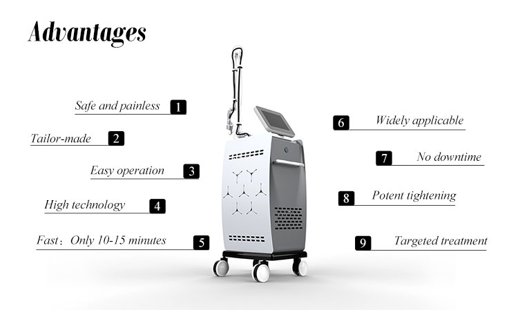 68.0 kg CO2 Fractional Laser Machine Vaginal Therapy System 12 Months Warranty