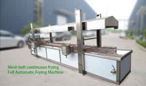China 500KG/H Industrial Frying Machine LNG Chicken French Fries Machine wholesale