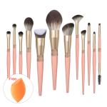 Synthetic Bristles Make Up Brushes Custom Logo 7pcs / 10pcs / 15pcs