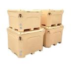1000L Cold Food Transport Containers Plastic Insulated Frozen Food Transport
