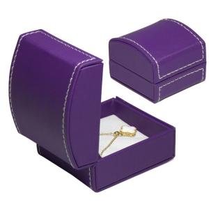 China custom logo fancy jewelry necklace box wholesale