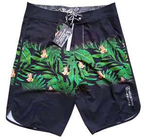 China manufacturer wholesale custom fashion swimming pants men's board shorts elastic waistline boys beachwear trousers F420 2 wholesale
