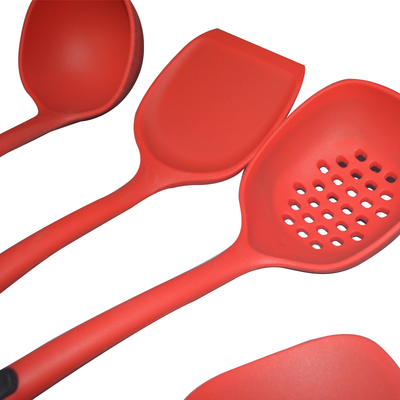 BPA Free 5 Pieces Silicone Spatula Kitchenaid Cooking Utensils Set Heat Resistant