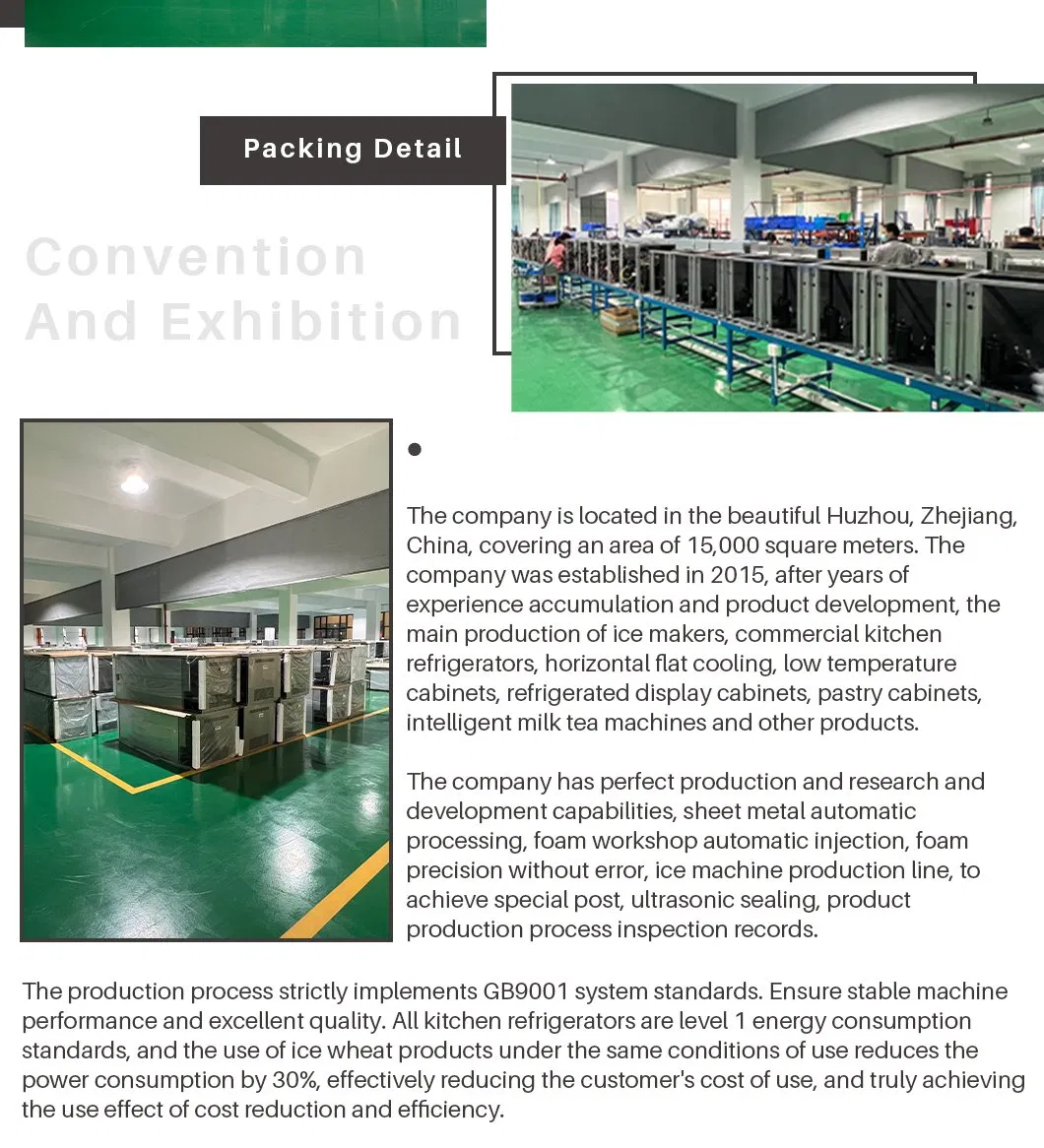 Air-Cooled Vertical Frozen Two-Door Commercial Refrigerator
