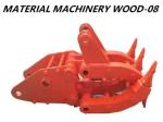 Q355 Steel Komatsu Doosan Excavator Grabber Attachment 19-24ton